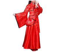 Hanfu Traditional Chinese Costume for Girls Old Costumes Accessories with Midi Skirt Halloween Carnival Cosplay Kimono Japanese Children Fancy Dress Girl Geisha Fancy Kimono Cosplay Costume Set
