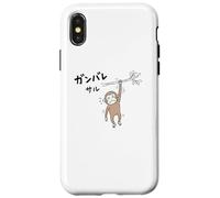 Hang in There Monkey [ ] Coque pour iPhone X/XS