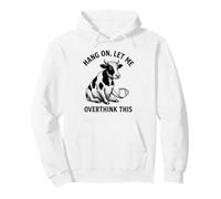 Hang on, Let Me Overthink This Funny Cow Animal Novelty Sweat à Capuche