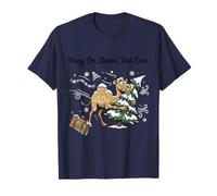 Hang on Storm's Not Over Funny Camel Blizzard Sarcastic T-Shirt