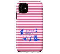 Hang Up My Suit Bikini Cowgirl Bottes Chapeau Rose Rayé Été Coque pour iPhone 11