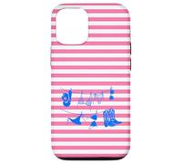 Hang Up My Suit Bikini Cowgirl Bottes Chapeau Rose Rayé Été Coque pour iPhone 12/12 Pro