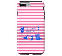 Hang Up My Suit Bikini Cowgirl Bottes Chapeau Rose Rayé Été Coque pour iPhone 7 Plus/8 Plus