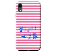 Hang Up My Suit Bikini Cowgirl Bottes Chapeau Rose Rayé Été Coque pour iPhone XR