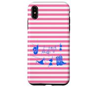Hang Up My Suit Bikini Cowgirl Bottes Chapeau Rose Rayé Été Coque pour iPhone XS Max