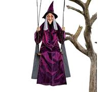 Hangable and Life Size, This Witch on A Swing Prop Measures 1.8M/5.91ft and