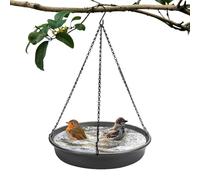 Hangable biirds Bath Bowls - Gardening Outdoor BirdBath Trays | Wildlife Feeder Plate | Bird Seed Hanging Bird Feeder | Water Bowl for Patio Garden and Backyard Decking Perfect for Bird Watching