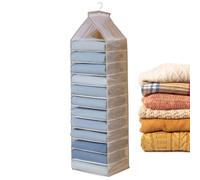 Hangable Closet Organizer | Space Saving Multi Layer Clothes Storage