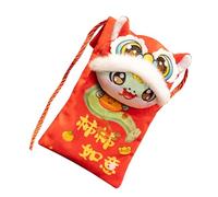 Hangable Dolls, Lunar Snake, Yearly Symbol Lucky Charm Cute Design Unique Pendant Family Tradition, 2025 Year for Chinese New Year, Home Decoration