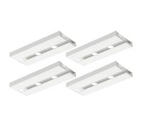 Hangable Goblet Hanger Inverted Cup, Wine Glass Holder, 4 Pieces Self-Adhesive Wine Glass Display, Organiseur pour cuisine Cabinet Shelf Counter Living Room Hotel Restaurant Bar Cocktail Banquet