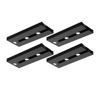 Hangable Goblet Hanger Inverted Cup, Wine Glass Holder, 4 Pieces Self-Adhesive Wine Glass Display, Organiseur pour cuisine Cabinet Shelf Counter Living Room Hotel Restaurant Bar Cocktail Banquet