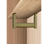 Hangage de tige de placard réglable - Rack de vêtements de montage aérien pour le bureau à domicile, support de servomuto ajusté en hauteur, Nizer de la garde-robe à économie d'espace, Solution