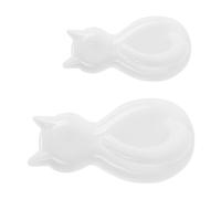 Hangage mural de chat - Crochet moustache, crochet manteau Kitty | Hook silhouette mur félin, cintre patte à la imprimé, monture décorative pour vêtements, serviette, chapeau, veste, vêtements