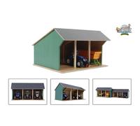 Hangar De Ferme Pour Tracteurs Jouet Petit 1:32 Bois 610192 Kids Globe