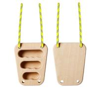Hangboard d'escalade - 1000 g PLOTOARDS pour entraînement à la coupe | 2 x escalade sur le diapason | Planche d'escalade | Kit d'entraînement en bois d'exercice des doigts pour la maison