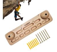 Hangboard d'escalade en bois - Planche d'entraînement avec les doigts | Barre de traction murale pour grimpeur, outil monté sur la porte pour améliorer la force des doigts