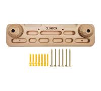 Hangboard d'escalade en bois pour les doigts : barre de traction qui se fixe sur la porte ou le mur | Packer Board pour escalade intérieure et extérieure, outil de renforcement musculaire