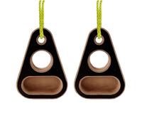 Hangboard Escalade - Planche D'entraînement À Poignée Portable En Bois De 4,17 Pouces | Renforcement Des Doigts, Planche D'entraînement D'escalade Pour Hommes, Adultes, Athlètes, Débutants Et Appartem