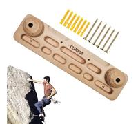 Hangboard Escalade sur roche - Plateau en bois pour doigts | Crochet de roche pour cadre de poignée d'escalade mural | Station d'entraînement montée sur porte sur roche | Hangboard Techniques