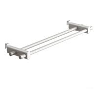 Hangende handdoekrek, résistant à la rouille 50 cm Doek Hanger Opslag Houder, Radiateur Luchter Droger, poids léger suspendu Intérieur Wasdroger Rail