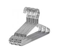 Hangers Stainless Steel 40 cm 20Pcs Hangers for Clothes Standard Notched Hanger Space Saving