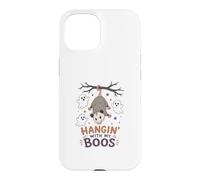 Hangin with My Boos, de Jolis Opossum, fantômes d'halloween, Opossum Coque pour iPhone 15