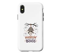 Hangin with My Boos, de Jolis Opossum, fantômes d'halloween, Opossum Coque pour iPhone X/XS