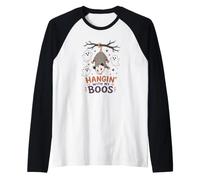 Hangin with My Boos, de Jolis Opossum, fantômes d'halloween, Opossum Manche Raglan
