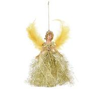 Hanging Angel Doll - Décoration d'ange de Noël - Décoration pour arbre de Noël ange avec ailes - Cadeaux suspendus d'anges de Noël faits à la main