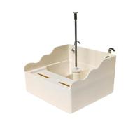 Hanging Automatic Food Dispenser, Large Capacity Dish, Cage Birdbath Bowl with Deep Feeding Design, Metal Feeding Accessory, Aviary Bowl with Hanging Style, Use for Macaws Parrot Parakeet Budgies