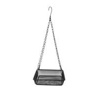 Hanging Bird Feeder, Hanging Bird Feeder Tray Platform Metal Mesh Seed Tray,Carbon Steel Mesh Platform Feeding Tray for Gardens and Yards - for Attracting Birds