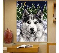 Hanging Carpet Handmade Embroidery Making Kits DIY Rug Latch Hook Kits Loup Home Decoration ?Tapestry for Adults and Beginners 48x36in (29.5x22.4in)