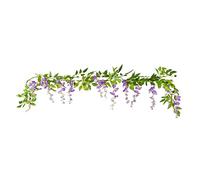 Hanging Flowers Garland Wedding - Décorations Arch Flower Garlands for Wall Fteardpor Decor Fake Fake White Floral Vines for Home Party Flores 5, 9 pi Pourpre