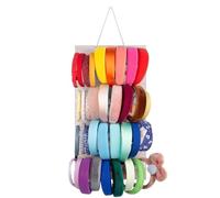Hanging Headband Holder Organizer for Girls - Headband Organizer Storage Holder | Wall-Mount Headbands Storage Display for Women | 40 Slots Felt Organizers Holders fôr Headbands on Wall, Door, Wardrob