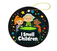 Hanging Je Sens Les Enfants Halloween Automne Ornement Porcelaine Noël Décoration pour Magasins Bureau Fête