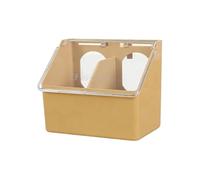 Hanging Pigeon Feeder | ABS, 16x14x9.5cm, Heavy Duty | Hole Bird Feeding Box | Outdoor Wild Bird Feeder for Doves, Pigeons, Backyard