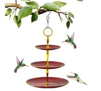 Hanging Solar Bird Bath Fountain with LED & Multiple Nozzles | 280g Pet Outdoor Garden Waterer | 2-in-1 Floating Feeder and Bath for Wild Birds | Patio Decor Eco-Friendly Circulating Fountain