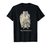 Hanging Solo Bat Anatomy Vintage Medical Illustration Goth T-Shirt