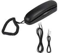 Hanging Telephone Wandt Telephone,KXT-433 Anglais Commerce extérieur Téléphone à Domicile/Bureau/école avec Fil,Noir (Ligne téléphonique Britannique avec Couleur aléatoire)