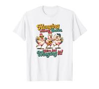 Hanging with My Besties Funny Friends Night Out Chicken T-Shirt