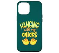 Hanging with My Chicks Funny Easter Coque pour iPhone 12 Pro Max