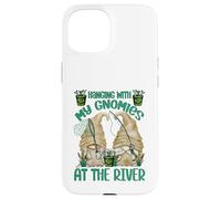 Hanging with My Gnomies at The River - Funny Fishing GNOME Coque pour iPhone 15