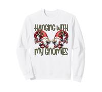 Hanging with My Gnomies for Xmas Family Cute Christmas GNOME Sweatshirt