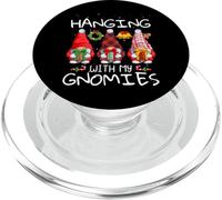 Hanging with My Gnomies Matching Family Christmas Gnomes PopSockets PopGrip pour MagSafe