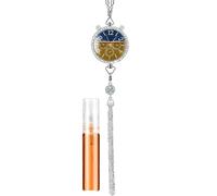 Hangings Diffuseur de désodorisant pour voiture - Diffuseur de parfum de voiture en strass avec crochet pour rétroviseur | Clip de parfum décoratif | Accessoire de décoration intérieure automobile