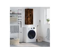 Hangkast 34,5x34x90 cm gerookt eikenkleurig828873