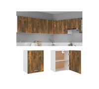 vidaXL Hangkast 50x31x60 cm bewerkt hout gerookt eikenkleurig815585 Marron G