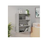 Hangkast 69,5x32,5x90 cm betongrijs812316