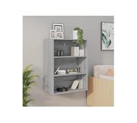 Hangkast 69,5x32,5x90 cm grijs sonoma eikenkleurig817400