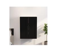vidaXL Hangkast 69,5x32,5x90 cm zwart812304 Noir G